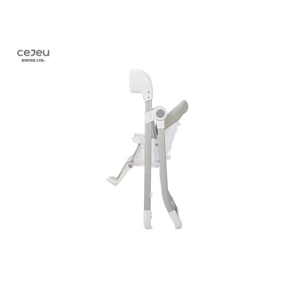 Серый младенец кормить высокому стулу эргономический возлежать складной