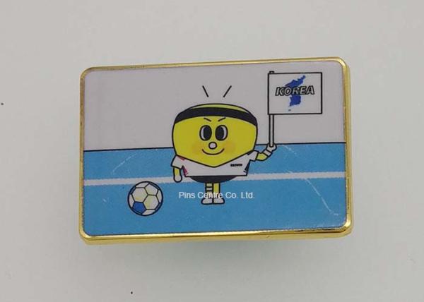 Customized Die Casting Lapel Pin Badges , Soft Enamel Pins For Sports