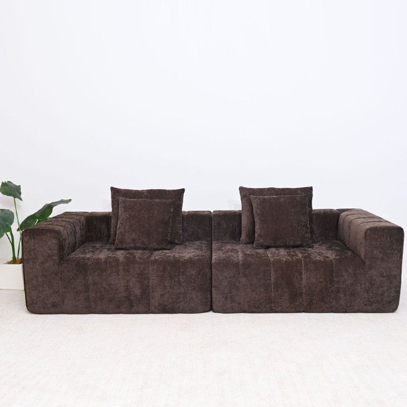 Custom Vacuum Compressed Sofa Sponge Boneless Frameless Sofa Sectional Modular Cloud Couch Compressed Sofa for Living Room