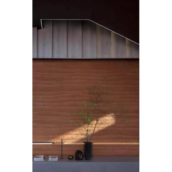 Villa Construction Artificial Exterior Clay Cladding Rammed Earth Board