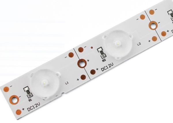 100lm/W 100CM 12v Rigid Led Strip Light 8W 3030 Led Strip With Lens