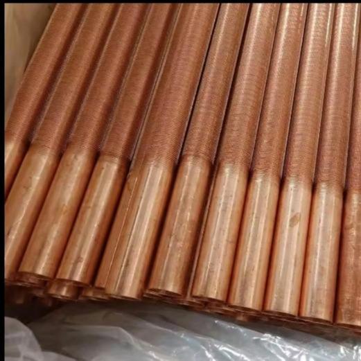 Customized Extruded Fin Tube with Copper / Steel Performance