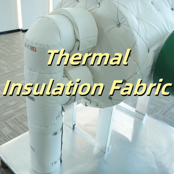 Tissu isolant à haute température 200-2000 g/m2 pour tuyaux et réacteurs