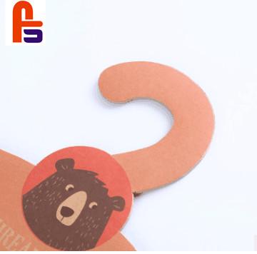 Baby Clothes Coat Recycled Paper Hangers , Cardboard Clothes Hangers FSC Approval