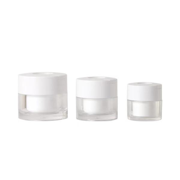 Tarro de crema acrílico de 30 g y 50 g con cuchara para cosméticos