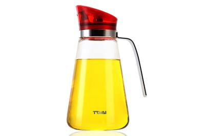 European Household Glass Olive Oil Bottle , Fancy Olive Oil Bottles