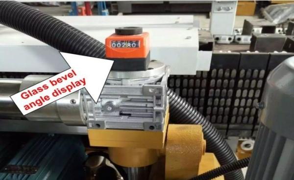 9 Motores Máquina de Beveling de Vidro Controlada por PLC Máquina de bordar com 6.7*1.3*2.6m Tamanho