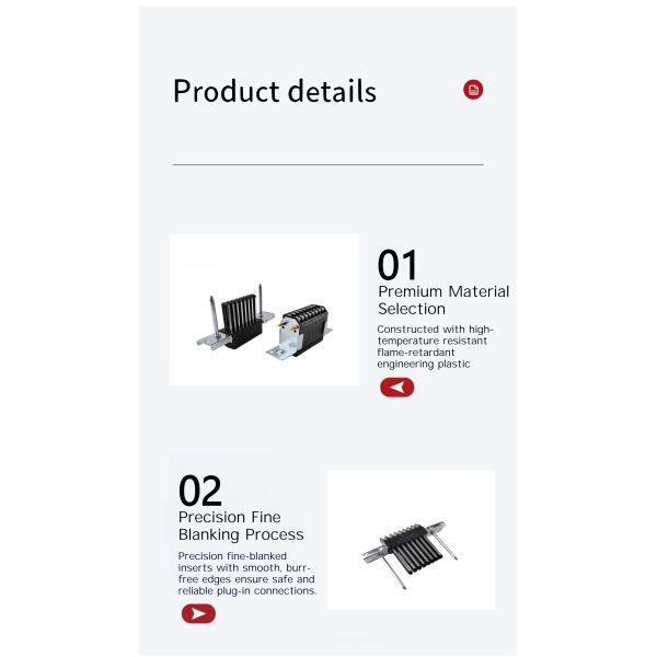 MOLDVOLT RC2 RC3 Black  Secondary Plug-In  Auxiliary Contact Socket for Low Voltage Switchgear Cabinet