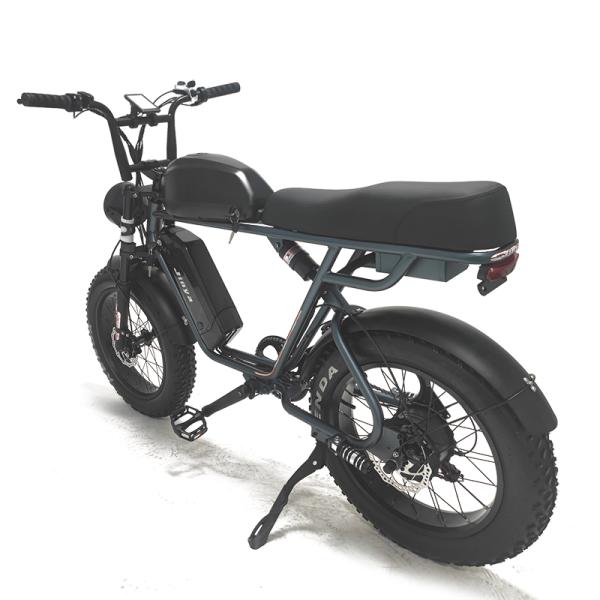 Rear Hub Motor GOMID Electric Bike 1000W Affordable and Stylish Full Suspension E-Bike with High Capacity Lithium Battery