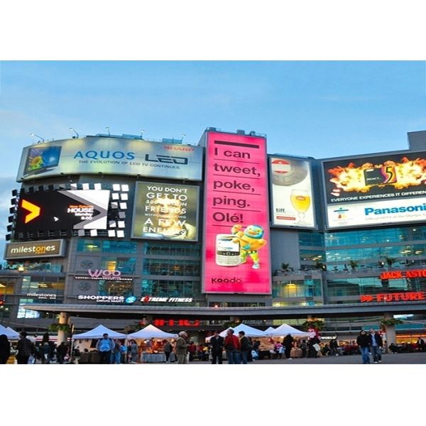 P10 DOOH Advertising Outdoor LED Display Screen Full Colour Fixed LED Display