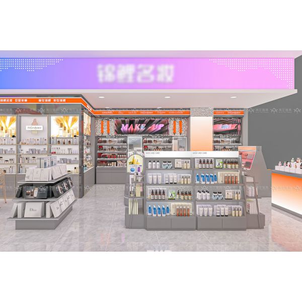 BKC014 Retail Display Showcase Beauty Mall Booth Cosmetic Kiosk Display for Beauty Store Decoration