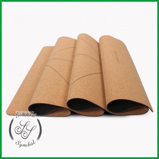 Patterned Cork Yoga Mat,ECO-Friendly Yoga Mat,Gym Mat