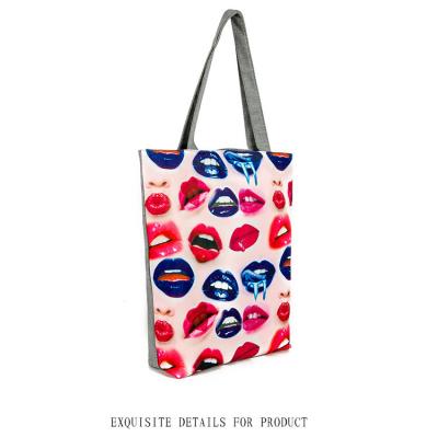 Rose ring girl canvas shoulder bag blond child female cartoon printed bag Handbags