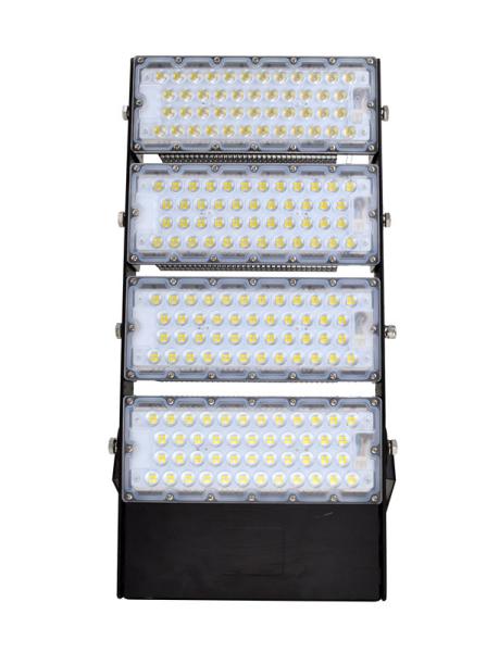 Alumium Outdoor Led Flood Lights 480w Modules Lamp Fixture 145-165lm/w With PC Cover