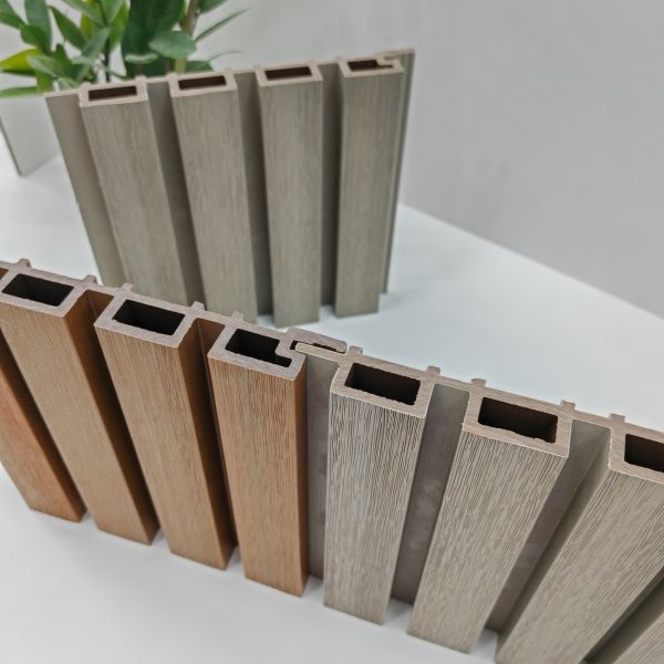 WPC Modern Geometric Pattern Waterproof Exterior Wall Panel Composite Outdoor Cladding 5+ Year Warranty Graphic Solution