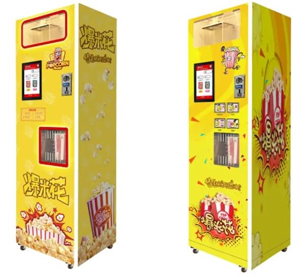 Commercial Automatic 2 Flavors Popcorn Making Vending Machines