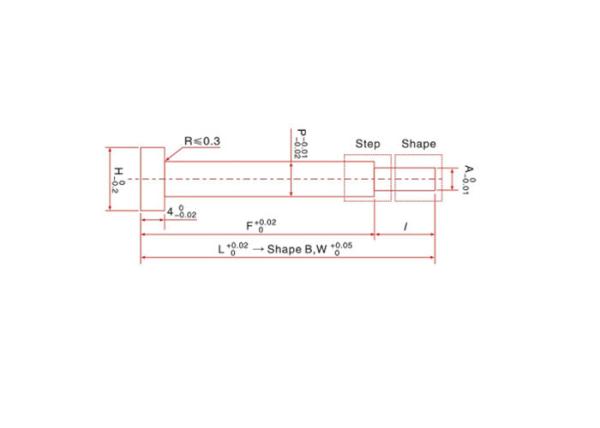Stepped Core Pin for Plastic Molds Parts|Mold Spare Parts manufacturer one-stop supply for molding company