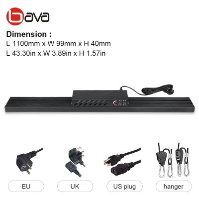 o diodo emissor de luz de 480umol/s 200W Dimmable cresce Ir uv claro 730nm vermelho para a estufa