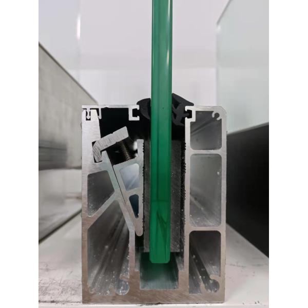 Aluminum U Channel Glass Railing with 6+6mm and 8+8mm Tempered Glass for 36''/42'' Height Balcony and Deck