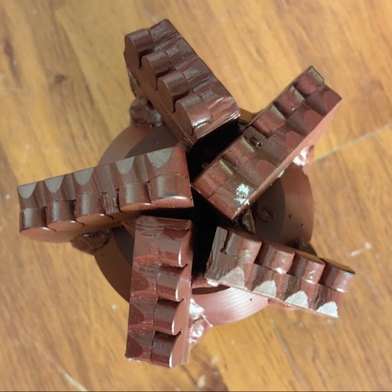 Geothermal Pdc Drill Bit 5 Blades 131mm Diameter