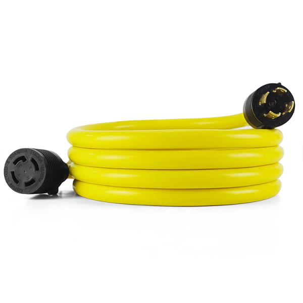 ETL Certified 30 Amp Generator Inlet Box NEMA L14-30P L14-30R Industrial Cable 8 AWG
