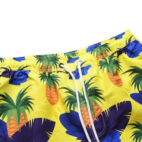 OEM maufactory  New Summer Beach Pants Men'S Loose Yellow Shorts Youth Thin Model