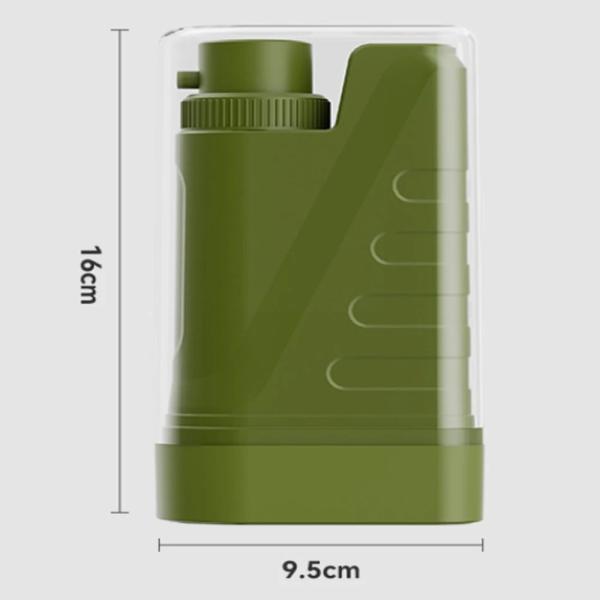 Outdoor Water Filter Electric Water Purifier Portable Charging Pump Water Dispenser With Night Light Compass Emergency