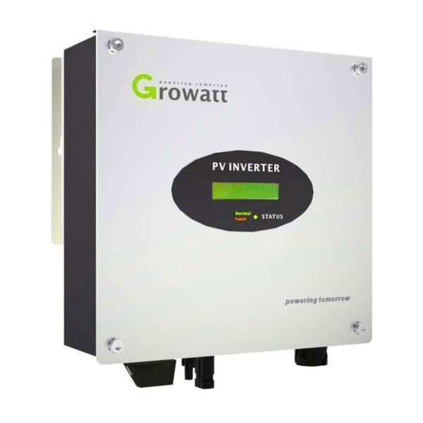 Flat Roof Wifi 150m Growatt Inverter AC220V 5KW  On Grid Solar System
