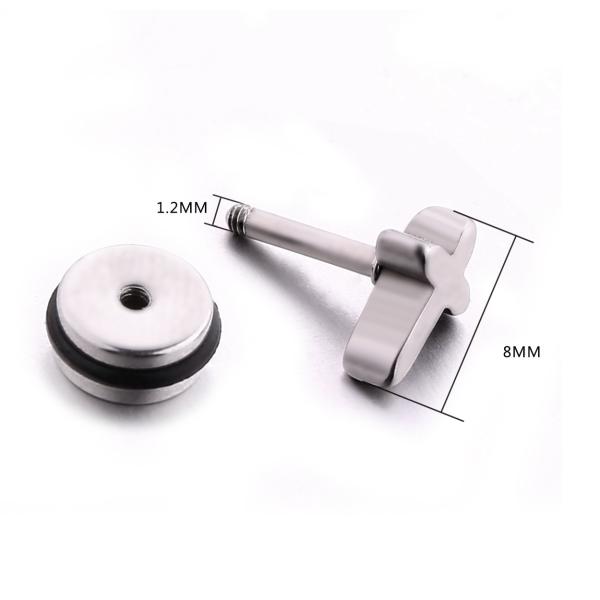Wholesale Halloween Earrings Cool Cross Stud Earrings Piercing Jewelry Factory