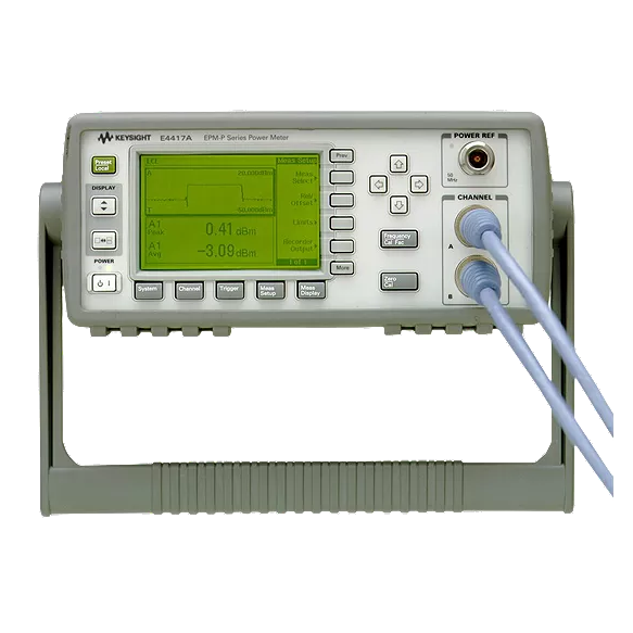 Keysight E4417A Dual-Channel Power Meter with Peak-to-Average Ratio and Time