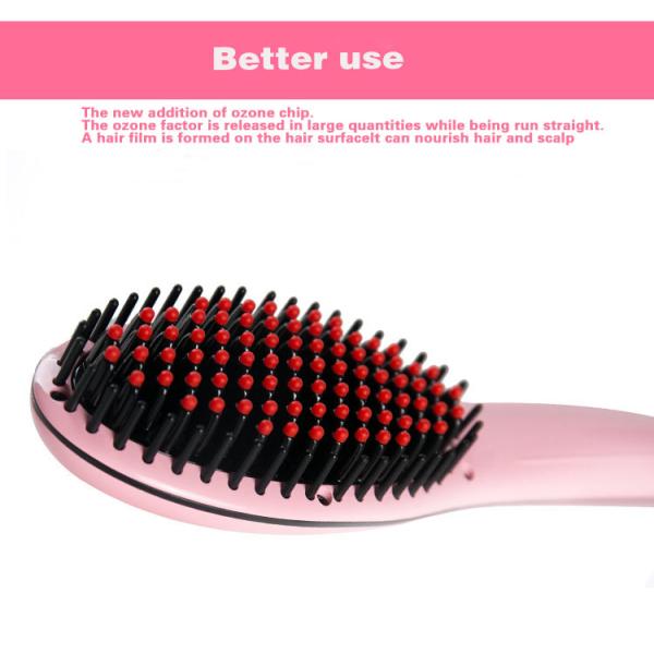 Electric Hair Straightener Brush Home Beauty Machine NASV 100 With Lcd Display