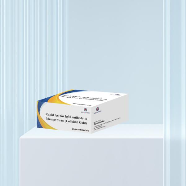 Quick Accurate Colloidal Gold Rapid Test IgM Antibody To Mumps Virus In Cassette/Strip Format For Results