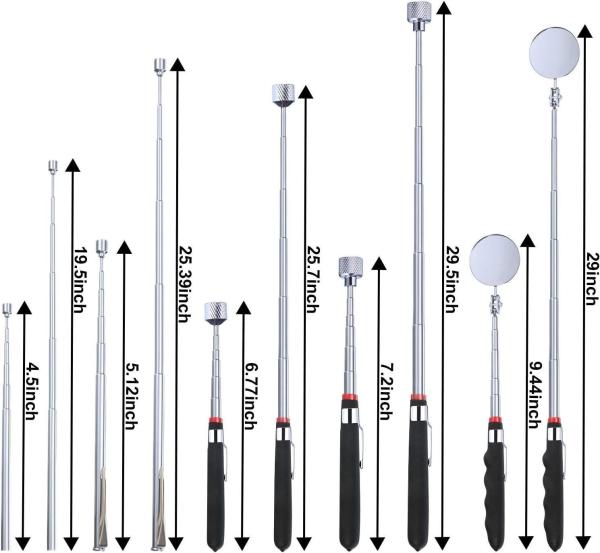 Magnetic Pickup Tool, Telescoping Magnet Pick up Stick