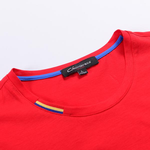 Streetwear Mens Trendy T Shirts Jersey Fabric Customized Color For Adults