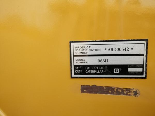 Used CAT 966H wheel loader for sale