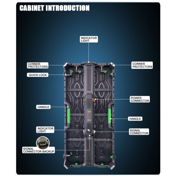Outdoor Live Performance LED Screen Rental LED Display Waterproof Stage Screen