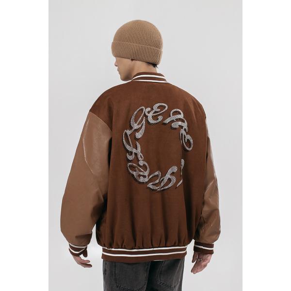 125Gsm-160Gsm подгоняло куртку Windbreaker людей замши проложенную куртками