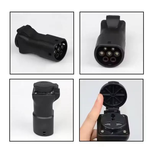 3.5KW Max Rated power White Customizable Car EV Discharger V2L Head Plug Type2 Outlet MG car Switch Type 2 EV Connectors