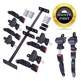4P Retractable Seat Belts Kit