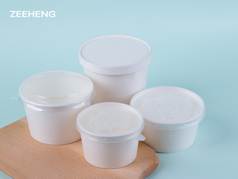 Чашки супа крышек Recyclable Biodegradable для горячей или холодной еды