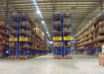 Adjustable Industrial Steel Storage Racks 1000kg/pallet Double Deep Pallet Racking