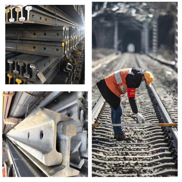 Chinese Standard 15kg Light Steel Railway Road Construction Track Railway Steel Rail