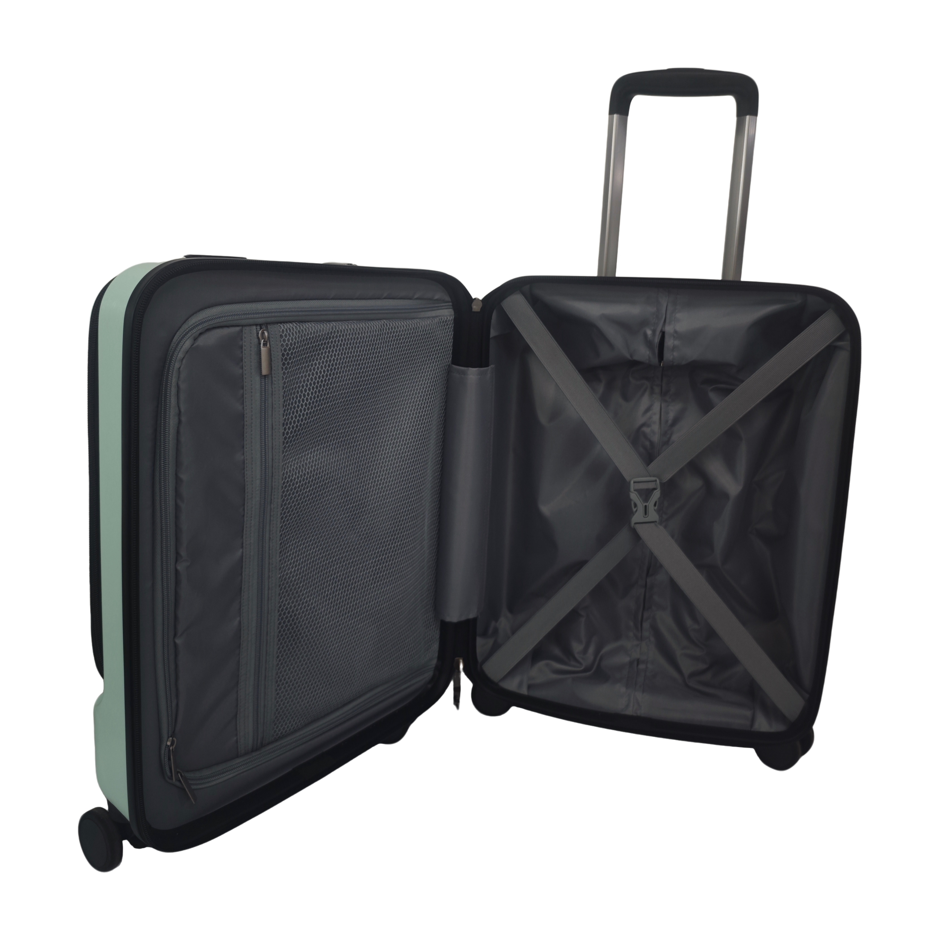 High Quality Travel Trolley 4 Wheels ABS Luggage Trolley Suitcases  Sets for Long-distance Travel