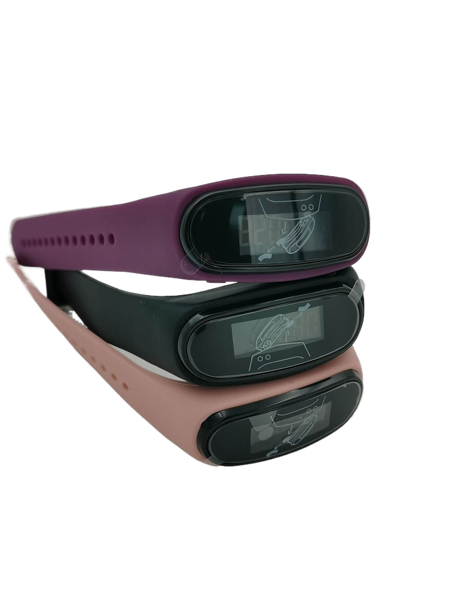 24*2,2*1,56 см Фитнес-педометр Часы 24-часовой водонепроницаемый следопыт шагов