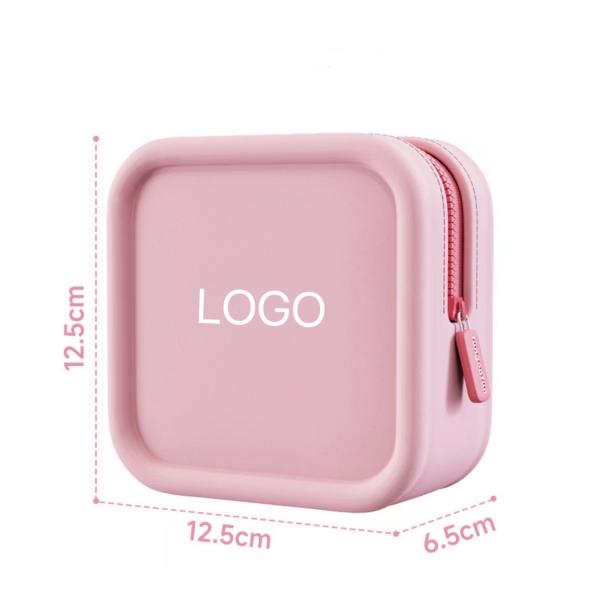 Customized Color Silicone Cosmetic Bag for Trendy and Portable Makeup Storage