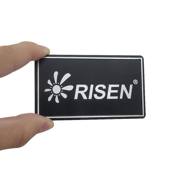 Label Marking Stainless Steel Metal Card , Engraved Name Plate Tag Printing