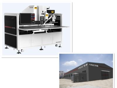 Black CNC Leather Nailing Machine High Efficiency No Need Of Air Pump