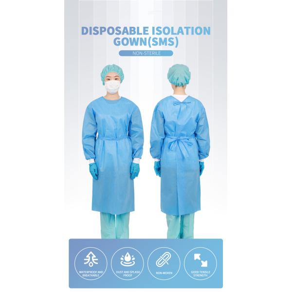 AAMI ВЫРАВНИВАЮТ 1 одежду безопасности мантии изоляции SMS устранимую не стерильную для формы деятельности больницы