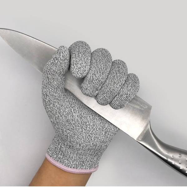 HPPE PU Coated Cut Resistant Safety Work Gloves Level 5 Anti Cut Gloves for Construction