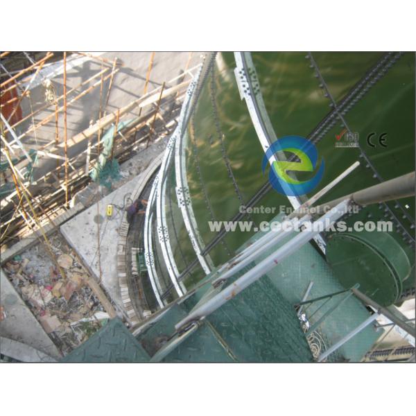 Стеклянные цистерны из расплавленной стали с прочным эмалированным покрытием из фарфора, высокотехнологичные